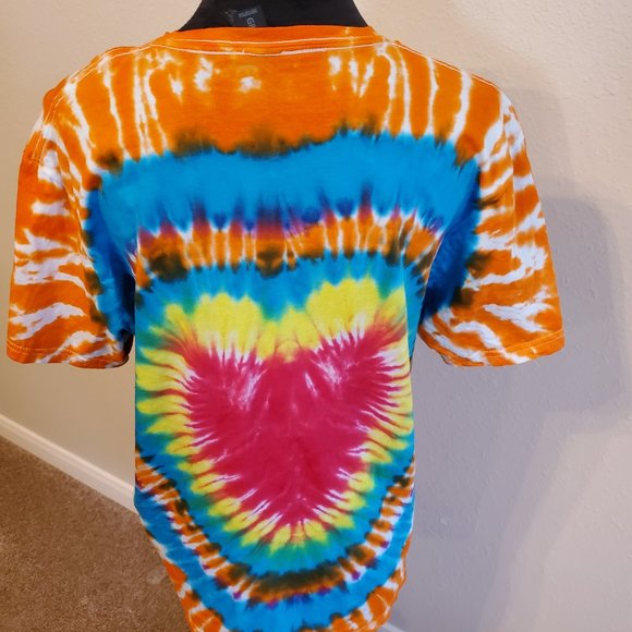 Tie Dye Boho Bohemia short sleeves unisex T-shirt size M. 100% cotton. - Picture 6 of 10